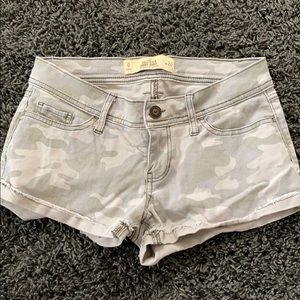 Hollister camo shorts!